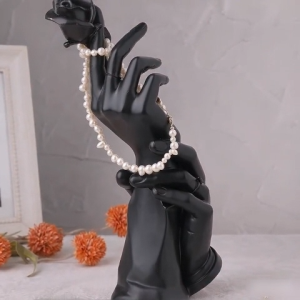 Nordic Luxury Hand‑Held Artificial Rose Ornament Decor for Wedding Bookcase Tabletop Home Wedding Gift