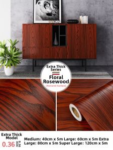 Self-Adhesive Waterproof Wooden Pattern Furniture Repair Stickers