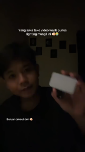 Portable 3 Warna LED Light untuk Selfie dan Fotografi Lampu Saku Kecantikan