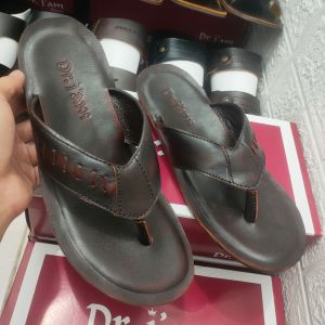 SANDAL KULIT PRIA DR. IAM 4010 COKLAT ( PRODUKSI SENDIRI )
