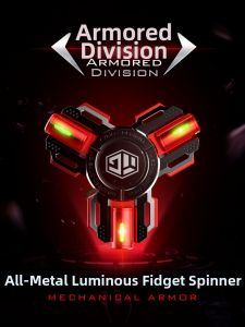 YIJUE | Glow-in-the-Dark Stress Relief Metal Fidget Spinner