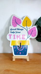 JAM DINDING LUCU KARAKTER MINIMALIS / HIASAN DINDING KAMAR / RUANG TAMU / HADIAH ULANG TAHUN / WALL CLOCK / BISA CUSTOM