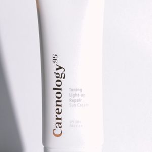 Carenology Toning Light-up Repair Sun Cream: Hydrating Sun Protection