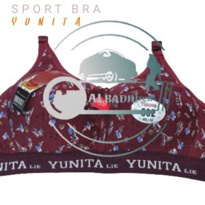 BRA SPORT TANPA BUSA yunita CUP B KAIT 3 BAHAN TEBAL