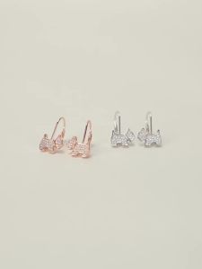 AGATHA | Puppy Love Silver Earrings