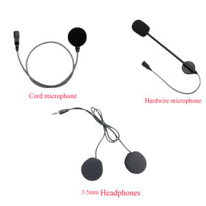 For Cardo PACKTALK Edg  Headphone horn Soft wire microphone Hard wire microphone Motorcycle Bluetooth intercom accessories