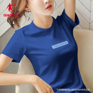  Womens Short Sleeve T-Shirt Pure Cotton Knitted Sporty Half Sleeve round Neck Breathable Summer Top Fashionable Casual Wear