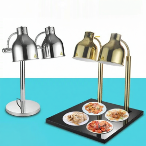 Commercial Grade Food Warming Lamp Dual Head