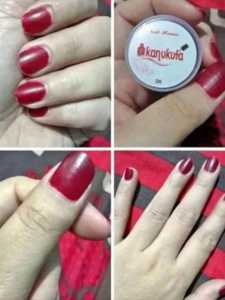 Kanukuta Nail Henna HALAL Sudah BPOM Warna Maroon
