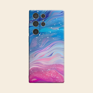 Ốp Điện Thoại Samsung Galaxy S26 S25 S24 A56 A36 Plus Ultra Cao Cấp Chất Liệu Mềm Mại Chống Sốc Chống Xước Bảo Vệ Toàn Diện - Màu Hồng Xanh