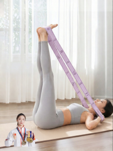 MACYO | Fitness Resistance Band for Strength Training Yoga Stretching Loop Band for Women Men Kids Durable Elastic Exercise Band Lightweight Portable