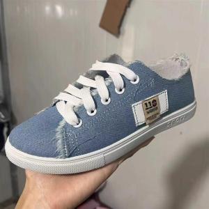New Womens Canvas Shoes Comfortable Lightweight Casual Shoes Old Beijing Cloth Shoes Ladies Shoe Lace-Up Shoes