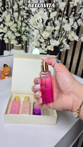 BellaVita Luxury Perfume Gift Set For Women | 4 Mini EDP (Senorita Glam Date Rose) Long Lasting Floral Fruity Citrus Fragrance Ideal Gift For Her