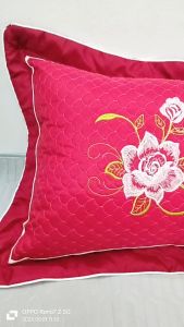 Gối nằm ngủ màu ĐỎ mẫu vảy cá gồm cả ruột và vỏ áo gối ( 1 chiếc ) kích thước 50 x70cm dành cho người lớn