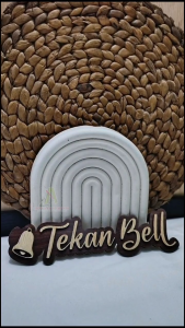 PAPAN TANDA "TEKAN BELL"/TULISAN TEKAN BEL/BEL RUMAH