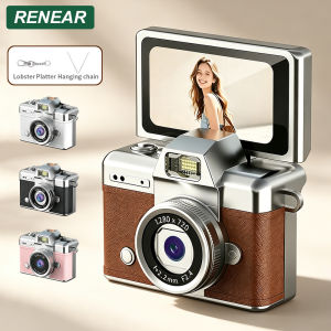 other | Mini CCD Thumb Keychain Camera Retro Flip Screen For Kids Girls Gifts Portable Travel Very Small Camcorder Video Recorder Camera