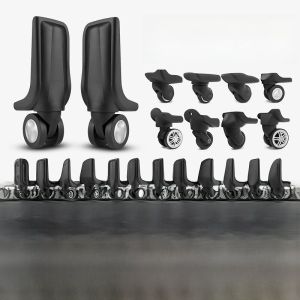 Luggage Wheel Replacement American Travel Trolley Case Accessories Universal Wheel Canvas Suitcase Leather Case Password Suitcase Roller Pulley