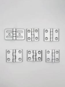 Heavy Duty Door Hinges Connector Aluminum Alloy Window Cabinet Flolding Door Hinges Fitting Tool Furniture Hardware Accessories