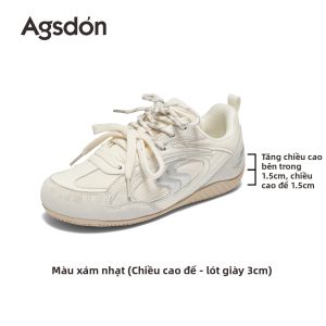 Agsdon | Giày Thể Thao Đế Dày Gót Cao