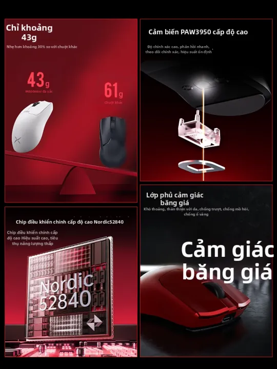 DELUX | Chuột Chơi Game Không Dây Đa Chế Độ Nhẹ và Thiết Kế Hợp Lý | BigBuy360 - bigbuy360.vn DELUX | Chuột Chơi Game Không Dây Đa Chế Độ Nhẹ và Thiết Kế Hợp Lý | BigBuy360 - bigbuy360.vn