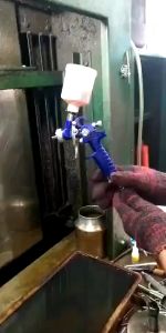 (SALE LỚN) Súng Phun Sơn Xe Hơi Trọng Lực Súng Phun Sơn Dầu Khí Nén 125L H-2000A 0.8/0.9mm