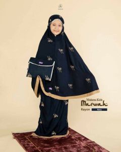mukena mukenah perlengkapan peralatan alat sholat anak TK SD kelas 1 usia umur 4 5 6 7 tahun wanita potongan katun bordir renda marwah arrafi terbaru terlaris rayon bali best seller 2023 daily simple lebaran idul fitri gratis ongkir viral CoD