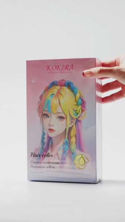 KOKIRA Red Brown Hair Color 【100ml Hair color+100ml Oxidizer+Keratin ...