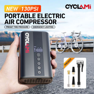 CYCLAMI Mini Inflator Pump Z5L Electric Mountain Road Bike Inflator Portable with Digital Display