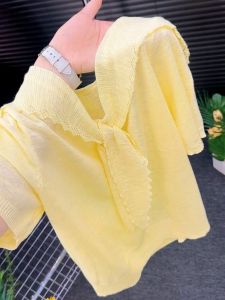 NUMEN BUTTON | Chic Splicing Oversized T-Shirt