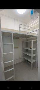Loft bed customize +shelf