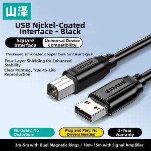 SAMZHE | Extended USB to Square Port Printer Cable