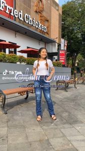 AIDA Celana Highwaist Cutbray Jeans Wanita Dewasa Remaja Model Terbaru Kekinian Sobek-sobek Terlaris Jumbo