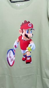 Kaos Pria Gambar 3D Premium Mario Bros Tenis Katun 24s H0117 By Hans & Co