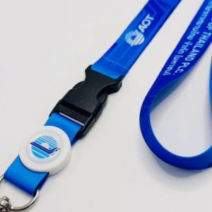 สายคล้องคอ AOT สายคล้องบัคร aot สายคล้องท่าอากาศยานไทย 1เส้น พร้อมกรอบ