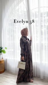 Zahira1808 Evelyn 58 Bahan ArmaniSilk Gamis Murah Trendi Baju Syari Muslim Wanita Ibu Terlaris Baju Pesta Adem Nyaman Di Pakai Real pict Fit XXL