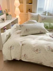 100% Cotton Duvet Cover Set Bedding Set Hypoallergenic Skin-Friendly Fade & Wrinkle Resistant Comfort Breathable All Season