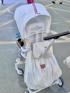 INS K-style Baby Stroller Storage Pannier Bag Outing Bottle Diapers Pouch Walk the Children Fantstic Product Storage Storage Bag