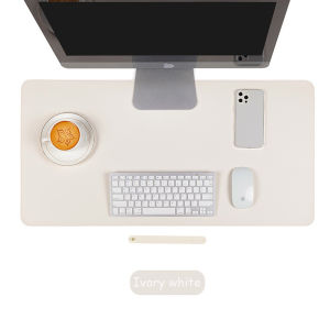white mousepad Portable Mouse pad large Gaming Waterproof Non-slip PU Suede Desk Mat Computer Keyboard desk pad Mats