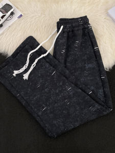 กางเกงขายาวทรงตรงลำลองสำหรับผู้ชาย Cleanfit ทรงหลวม ทรงขากระบอกเล็ก สไตล์อเมริกัน ฤดูใบไม้ร่วง 2025