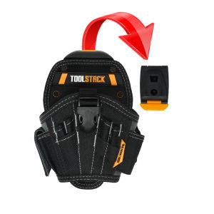 Túi Đựng Dụng Cụ Khoan Lớn TOOLSTACK Túi Đựng Mũi Khoan Túi Đeo Thắt Lưng Cho Máy Khoan Cầm Tay Túi Đeo Hông Di Động Chất Liệu Vải Oxford Hộp Đựng Dụng Cụ