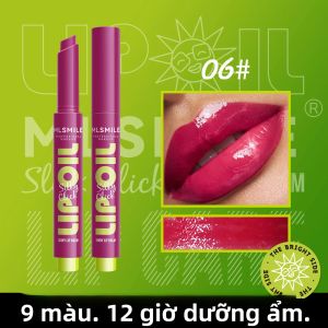 Son Dưỡng Môi MLSMILE Nhiều Màu Sắc - Son Bóng Dưỡng Ẩm Lâu Trôi Bóng Mượt Như Gương Giàu Dưỡng Chất 2g