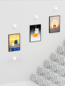 Vimite LED Wireless Spot Light Rechargeable Remote Control 3-color Background Wall Lamp Induction Switch Living Room Bedroom Corridor Stair Lighting Night Light