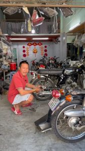 Gác Chân Xếp Thái Chân Ốc 10ly Gắn Cub - 67 - CD - CL50 - Yamaha - Suzuki