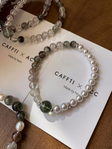 CAFFTI | Genuine Crystal Green Phantom Pearl Bracelet