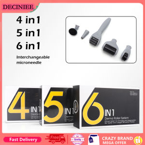 DRS 4/5/6in1 Derma Roller 0.25 0.3 mm Micro Derma brasion Facial Roller Micro Kit for Skin Care Rejuvenation Massager