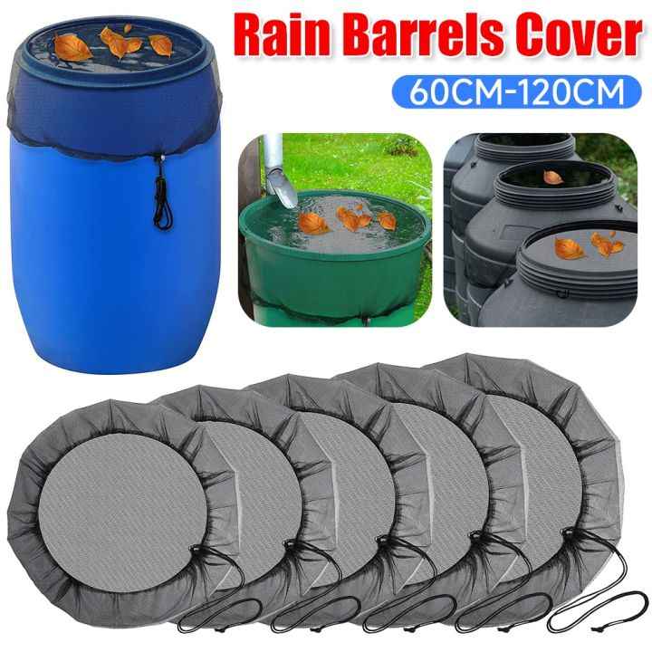 Rain Barrel Mesh Cover Netting for Rain Barrels Water Collection Bucket