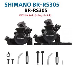 SHIMANO | Bộ Phanh Đĩa Cơ Shimano RS305 - Phanh Trước & Sau Lắp Bên Hông Cho Xe Đạp Đường Trường Màu Đen - Hệ Thống Kéo Dây
