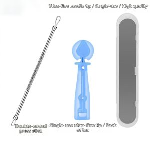 IMLUCKY | Dual-End Pimple Extractor Stainless Steel 304 Acne Remover