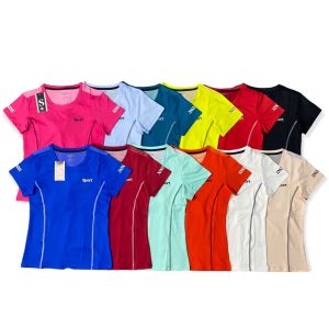 Áo cộc tay Sport phối lưới thể thao tập gym yoga nữ vải thun lạnh 4 chiều - A044