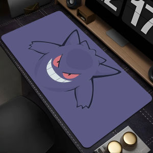 Bandai | Rubber PC Mousepad Pokemon Gengar Gamer Gaming Lock Edge Mouse Pad E-sports Players Desk Keyboard Mat Office Computer Laptop Mat
